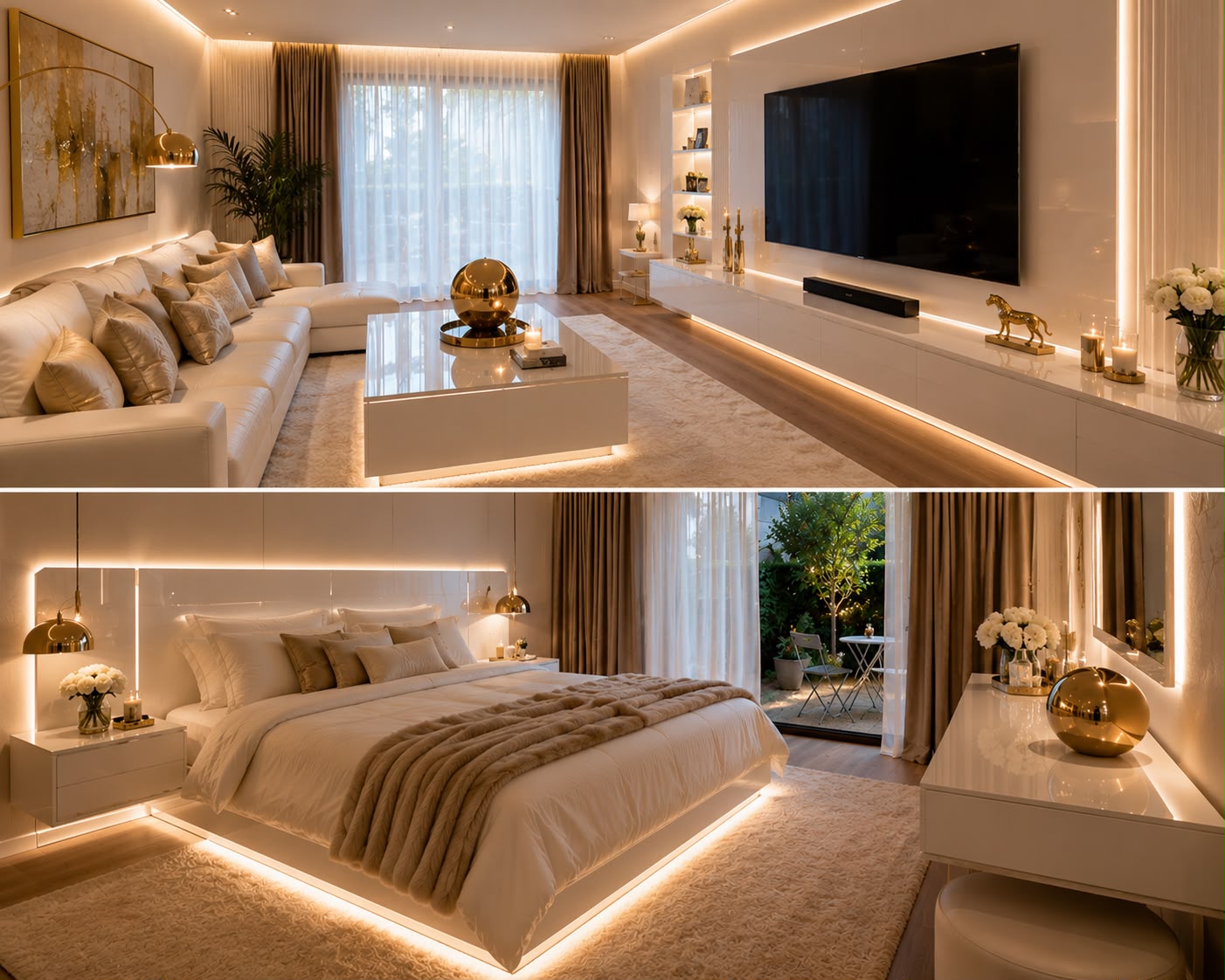 Intérieur Maison Kerinna dans une composition élégante et lumineuse